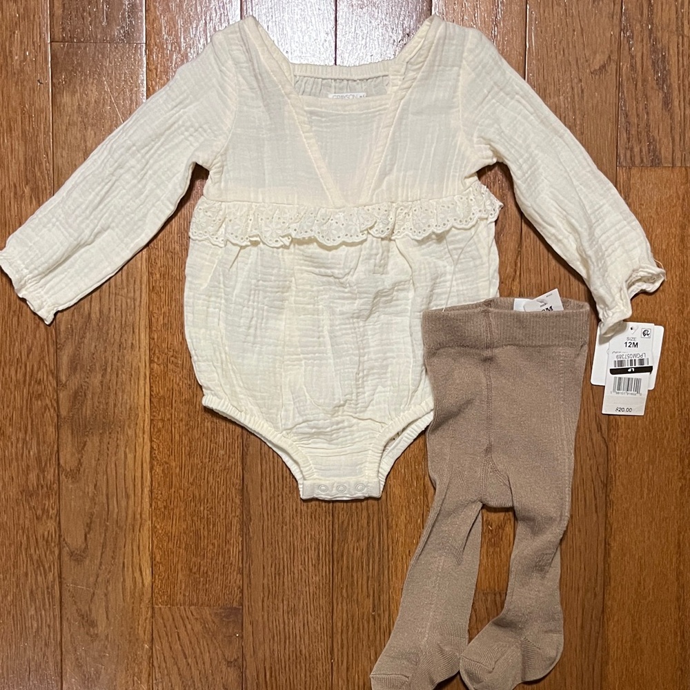 NWT Greyson Mini boho style outfit sz 12m